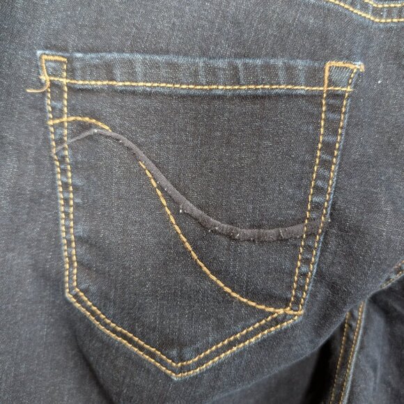 Lane Bryant Bootcut Jeans Dark Blue Denim Genius Fit Size 20 Reg - Picture 9 of 13